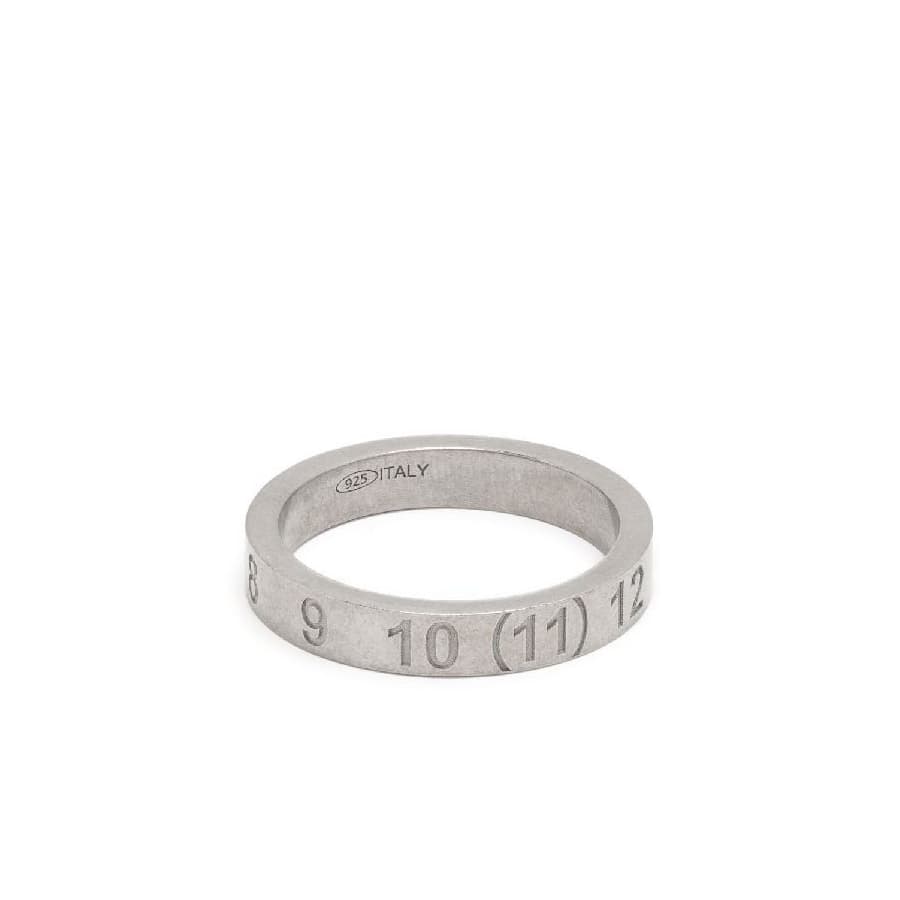 메종마르지엘라 로고 뉴메리컬 링 반지 (실버) SI8UQ0001 SV0129 951