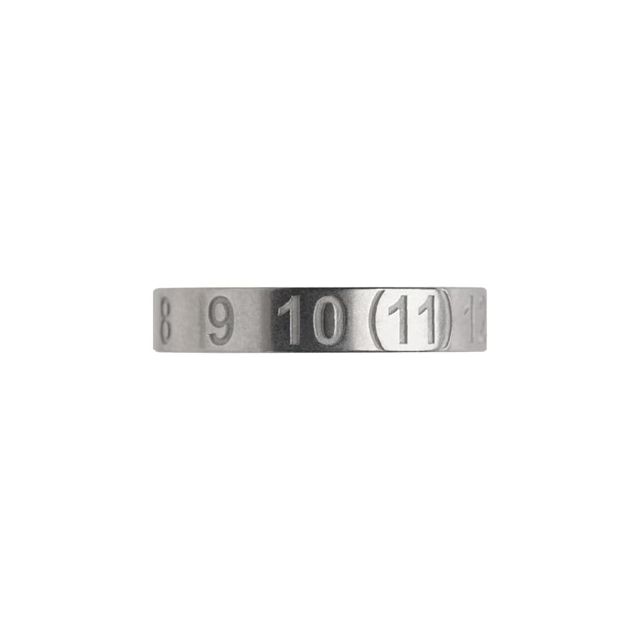 메종마르지엘라 로고 뉴메리컬 링 반지 (실버) SI8UQ0001 SV0129 951