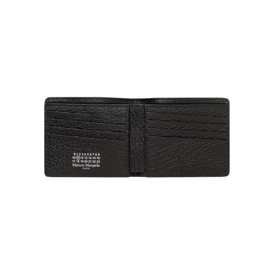 메종마르지엘라 스티치 폴드 반지갑 (블랙) SA1UI0016 P4455 T8013