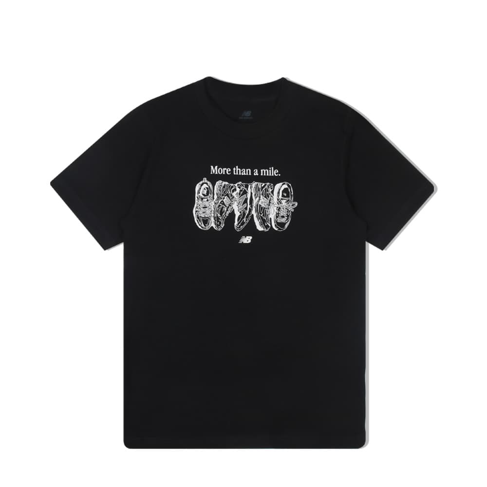 뉴발란스 반팔티셔츠 마일러 반팔티 남성 블랙 MT61778S-BK