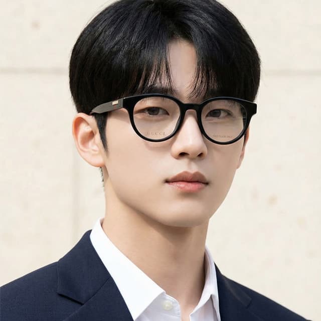 구찌 안경테 GG0769O 005 라운드 뿔테 명품 남자 여자 패션