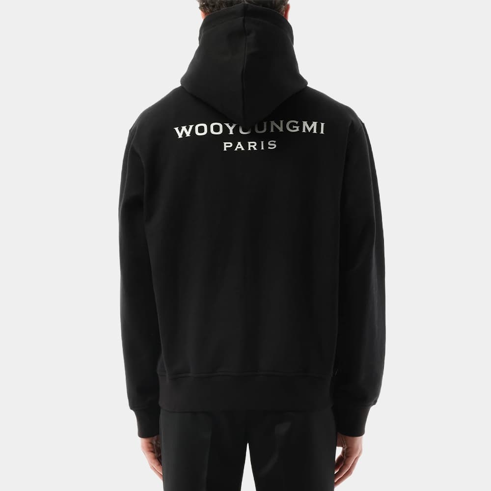 당일배송우영미 남성 백로고 후드 집업 블랙 W241TS47736B